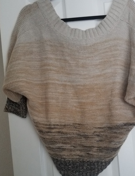Raisey cropped slouchy sweater, sz M - Picture 2 of 4